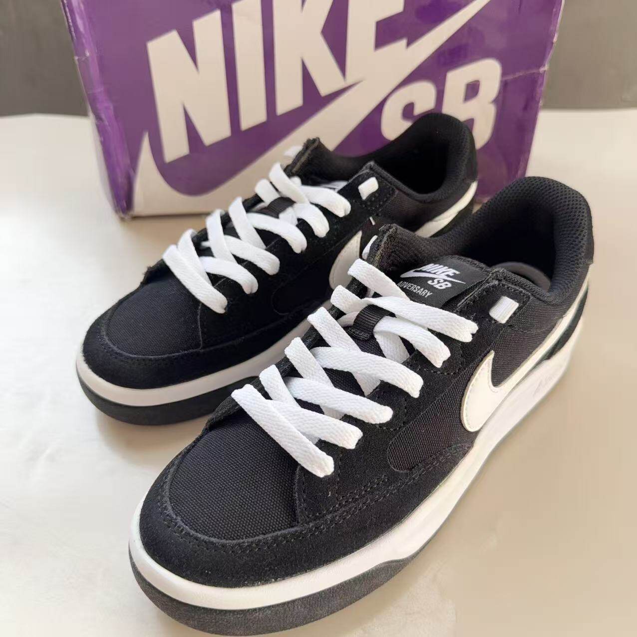 Nike/耐克 SB Adversary 轻便复古运动休闲低帮板鞋 CW7456-001