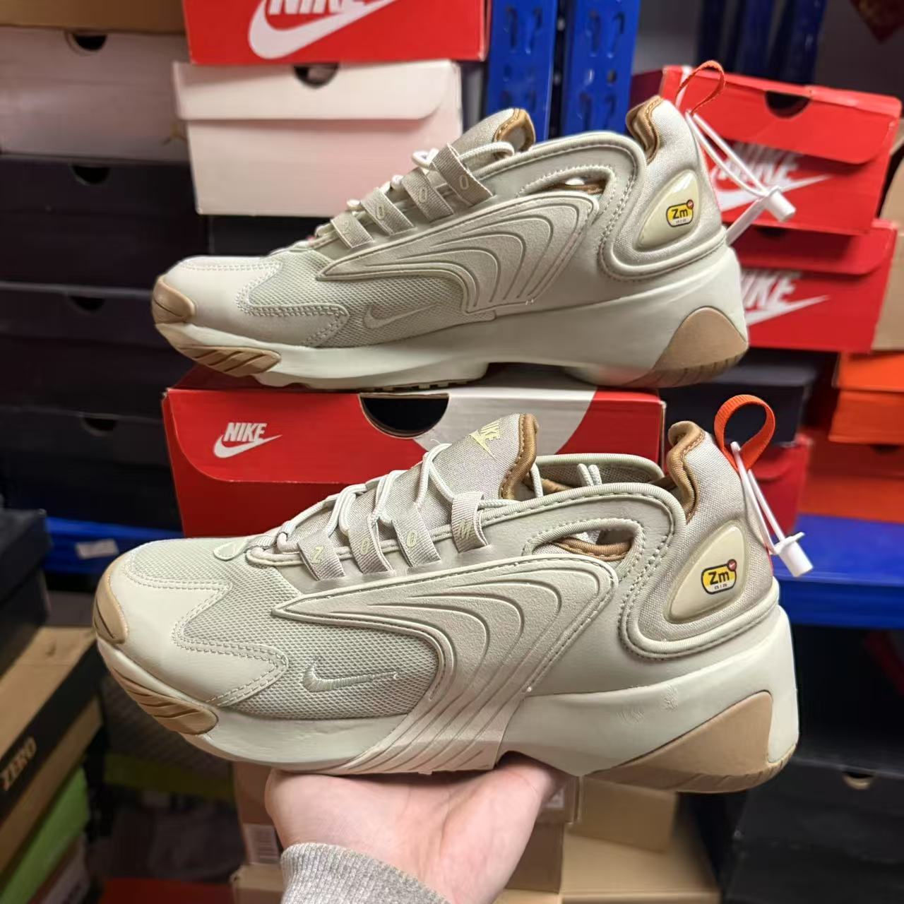 Nike耐克男子ZOOM 2K训练休闲运动透气缓震复古老爹鞋 DZ2774-111