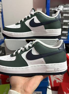 NIKE耐克大童AIR FORCE 1 GS舒适休闲复古低帮运动板鞋HF5178-300