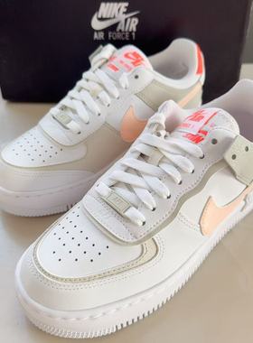 Nike Air Force 1 AF1白粉 灰白棕粉 马卡龙空军板鞋DH3896-100
