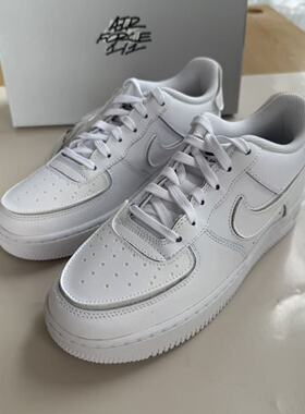 耐克 Nike Air Force1拆卸魔术贴空军一号运动休闲板鞋DB2812-100
