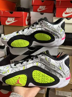 耐克 NIKE JordanTatum2PF 塔图姆2代 白绿实战篮球鞋 FZ8823-100