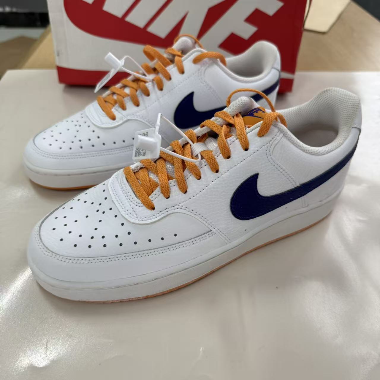 耐克Court Vision Low复古 紫金配色空军一号休闲板鞋 DM1187-103