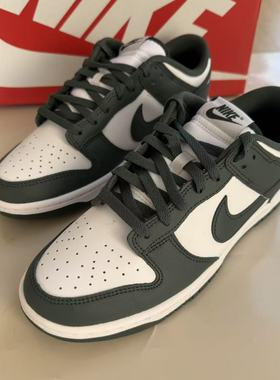 Nike Dunk Low 白绿色 男子 运动休闲复古潮流低帮板鞋DV0833-111