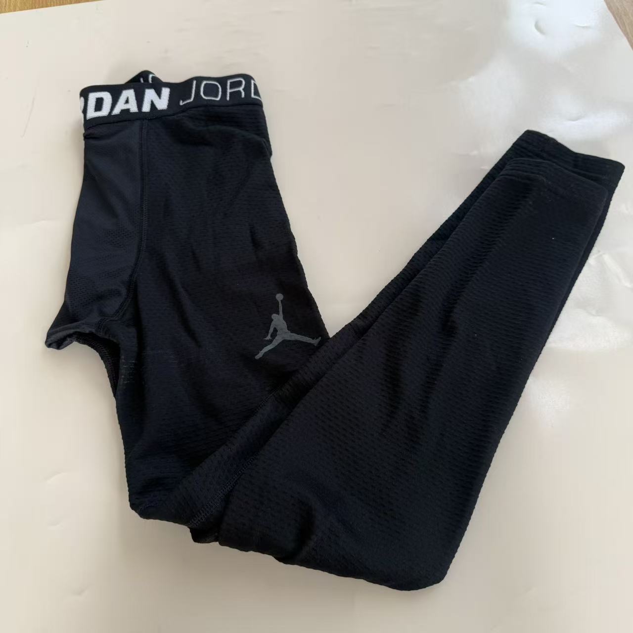 耐克Nike AIR JORDAN男子PRO训练速干紧身篮球九分裤 657528-010