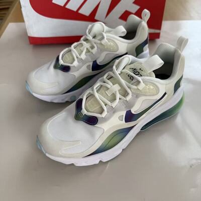 Nike Air Max React 270 女子GS缓震运动休闲跑步鞋 CT9633-100
