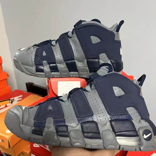 Nike Air More Uptempo午夜蓝皮蓬大AIR气垫复古球鞋415082-009
