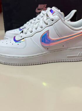 Nike Air Force 1 AF1耐克男镭射电玩像素低帮休闲板鞋DC0710-191