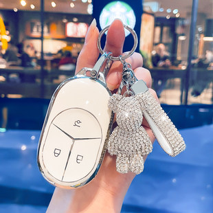 专用蔚来es8钥匙套es6车et5t扣ec6壳et5包et7女士高级感汽车用品