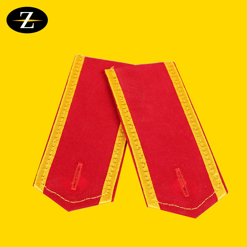 大学生军训肩章肩牌红色肩章肩章迷彩服肩章拓展夏令营通用高中生