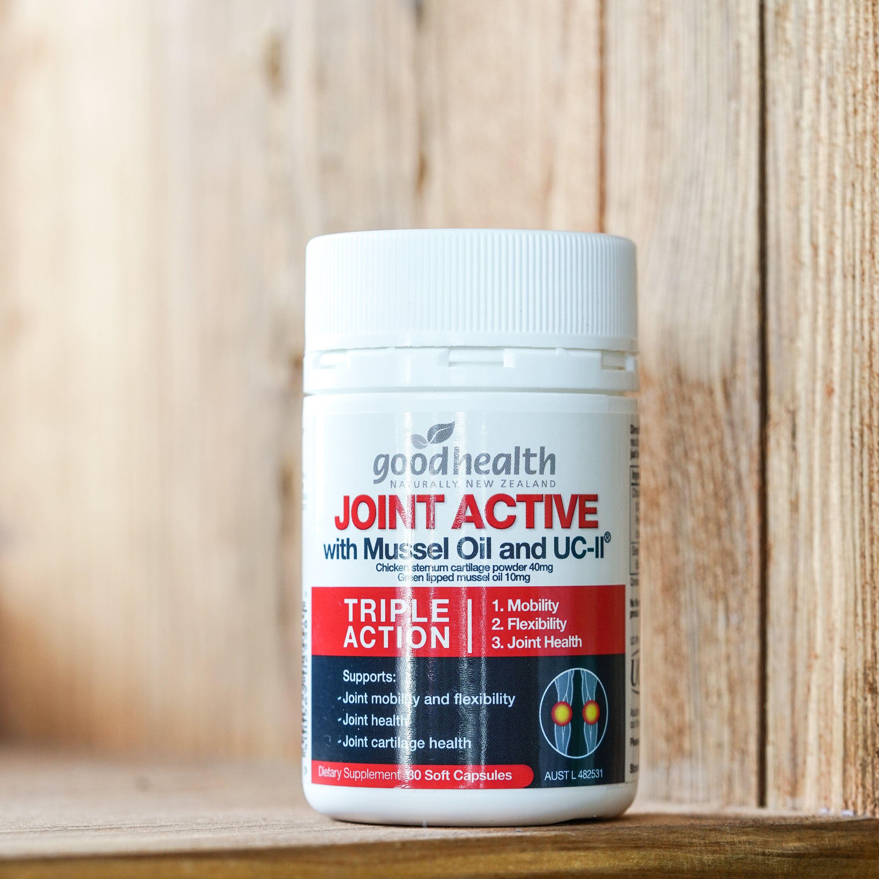 新西兰good health joint active贻贝油胶原蛋白胶囊 关节健康图片