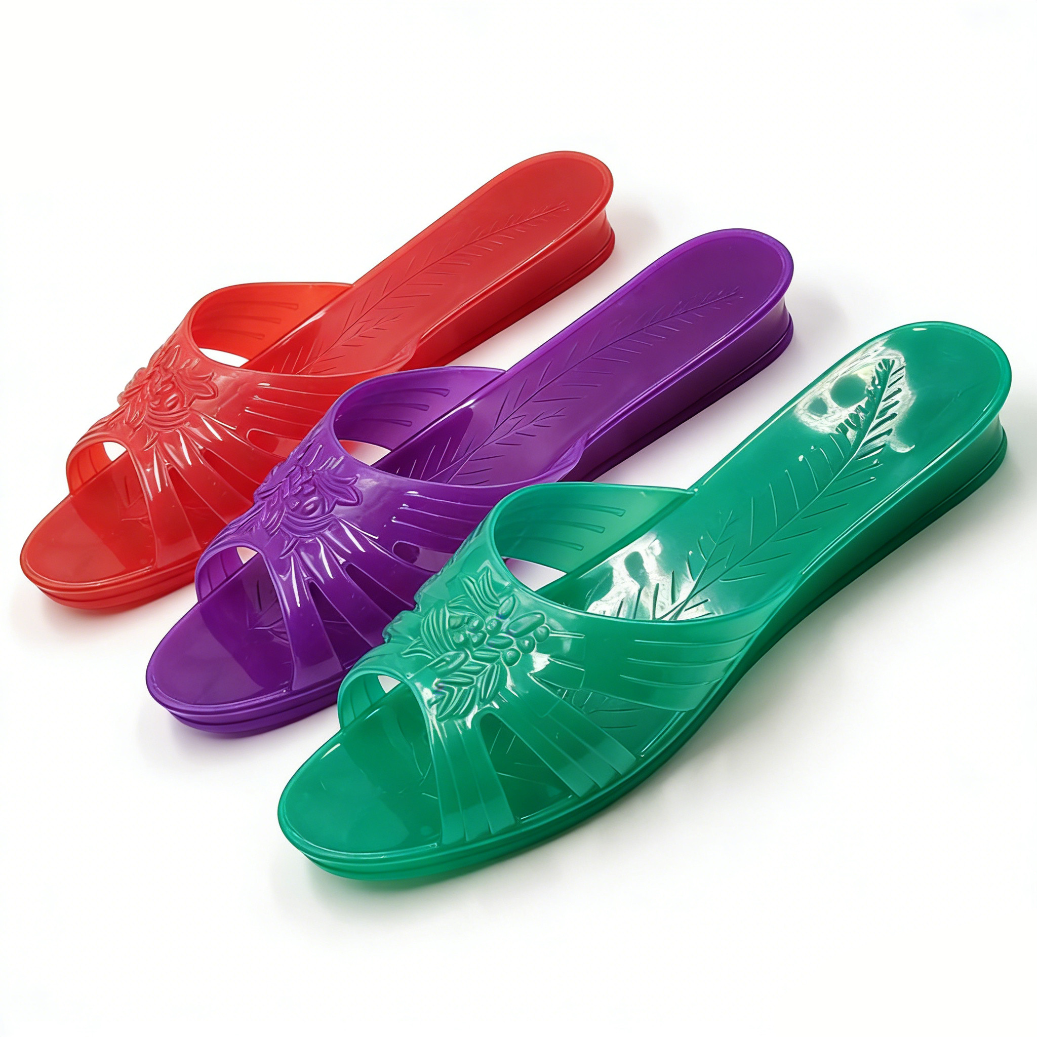 珠江菊花夏季女士水晶洗澡塑胶透明妈妈外穿防滑耐磨果冻联盟拖鞋,女鞋,一字拖,淘宝优惠券,粉丝福利购,淘宝优惠卷