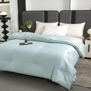 2025新款 贡缎提花大豆黄金蚕丝被单双人被子被芯