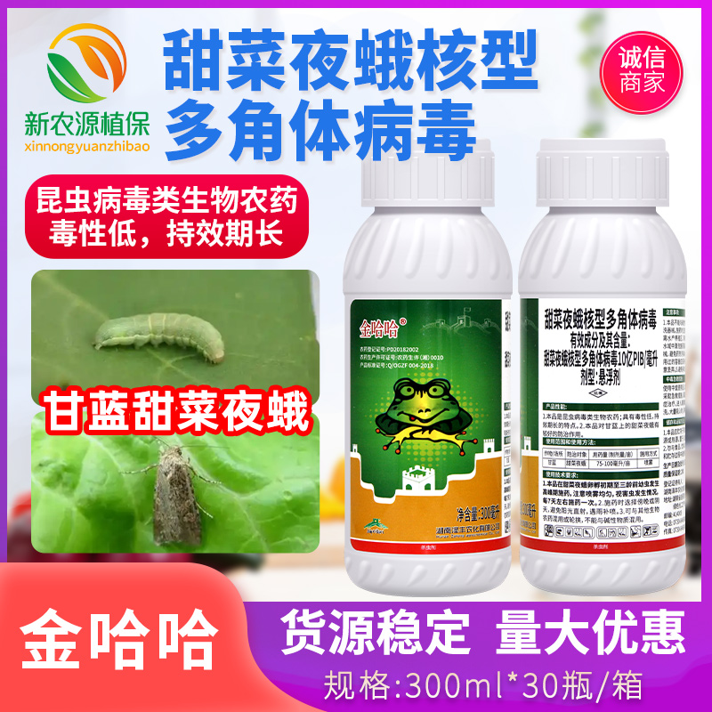 金哈哈甜菜夜蛾核型多角体病毒蔬菜甘蓝甜菜夜蛾专用药农药杀虫剂