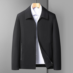 成熟风男装 厅里厅气衣服公务员穿搭行政夹克一套30岁男士 稳重套装