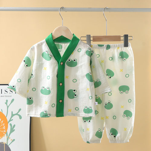 居家服透气纯棉春秋夏