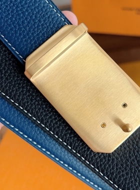 新款宽3.8CM真皮男女腰带皮带不锈钢leather belts men women