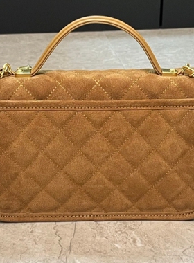 C新款25CM时尚百搭菱格链条单肩包女手提真皮leather bag handbag