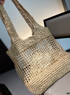 bag handbag新款购物袋单肩包草编织大容量41--39CM