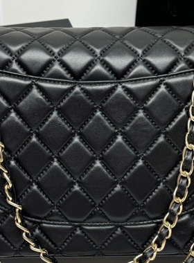 新款大号33CM真皮菱格链条包羊皮牛皮手袋女包bag handbag