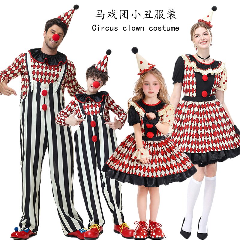 小丑服装男女童马戏团幼儿园演出