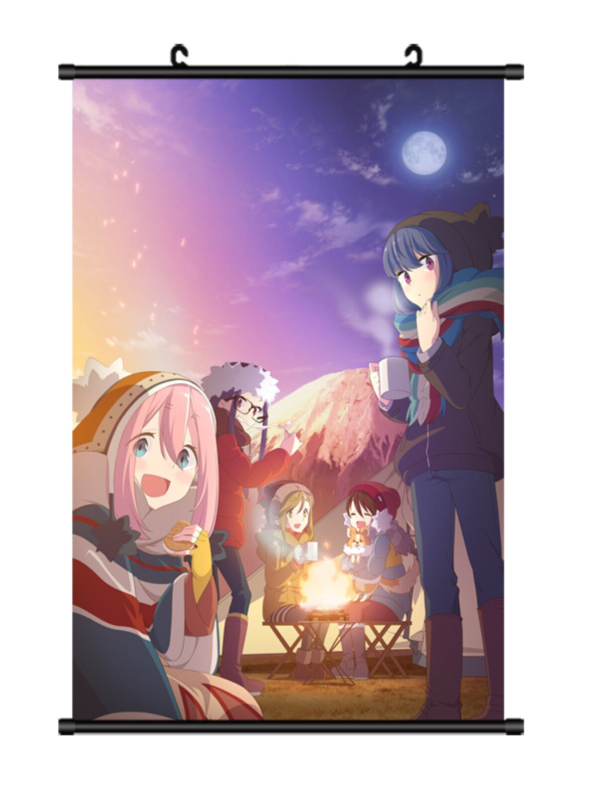 摇曳露营海报挂画抚子志摩凛高清壁纸二次元动漫周边定制装饰画