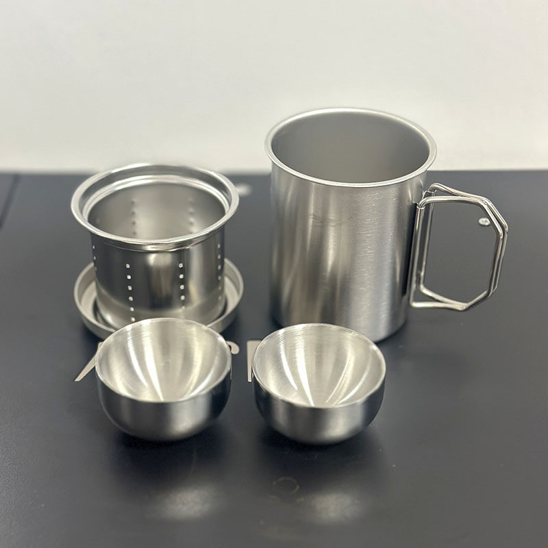 304不锈钢便携茶具茶杯套装图片