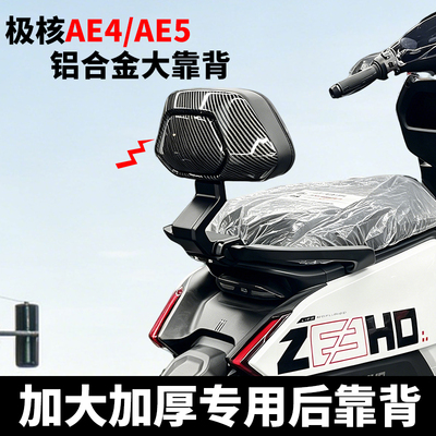 适用极核电动车铝合金后靠背配件