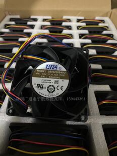 全新AVC 9038 9CM 2B09238B48U 48V0.70A4线大风量散热风扇双滚珠