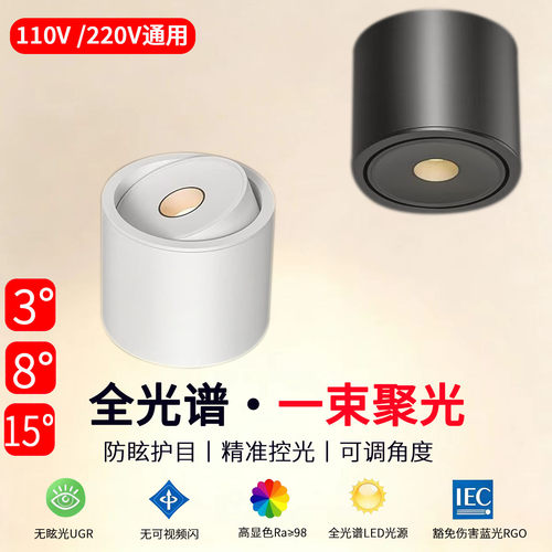 聚光射灯博物馆茶室餐桌小光束灯