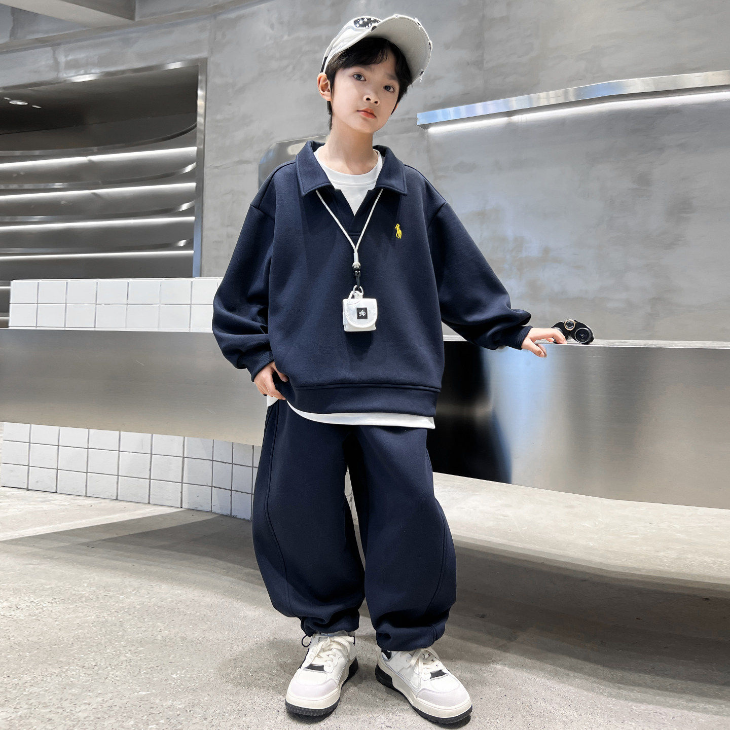 男童春装套装2026新款春