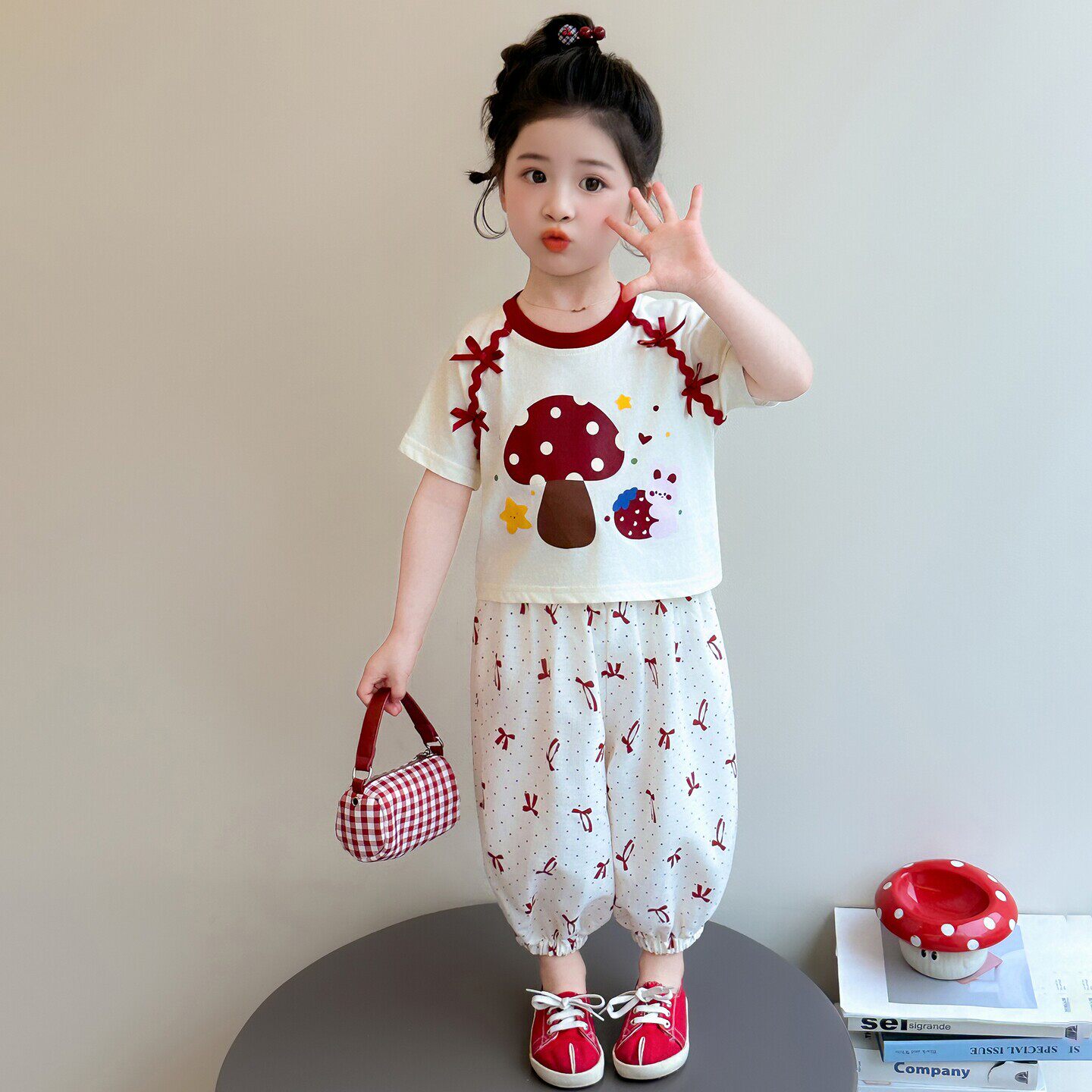 女童2026新款夏季短袖套