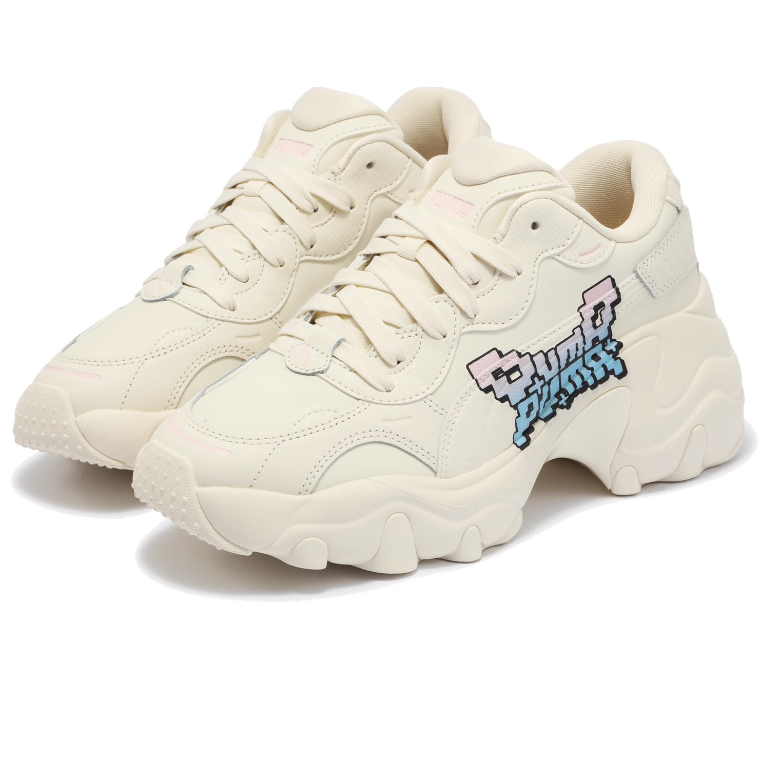 PUMA彪马 女子复古休闲老爹鞋 PULSAR WEDGE NOSTALGIC 400972