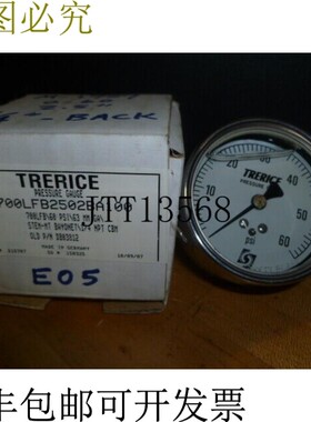 原装供应TRERICE 700LFB2502BA100 压力表 -