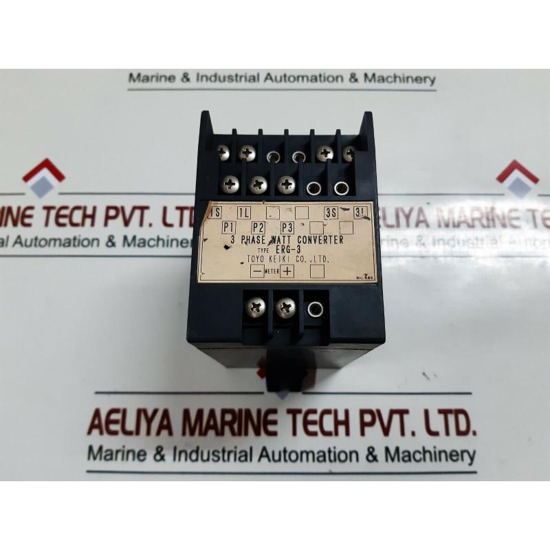 原装供应东洋计器 ERG-3 3 相瓦特变形器 115 伏 5 安