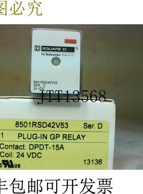 原装供应Square D 8501RSD42V53 GP继电器 13136 DPDT 10A -
