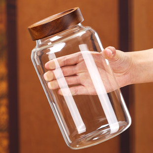 德国乐扣Lock乐扣咖啡豆密封罐食品级玻璃罐装 陈皮储存罐大容量药