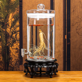 德国乐扣Lock乐扣泡酒玻璃瓶带龙头家用20斤30斤50斤大容量泡鹿鞭