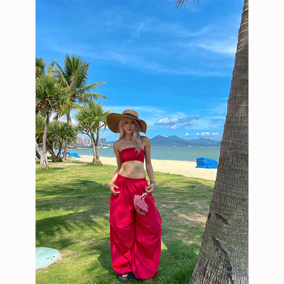 欧美性感辣妹百搭可外穿抹胸