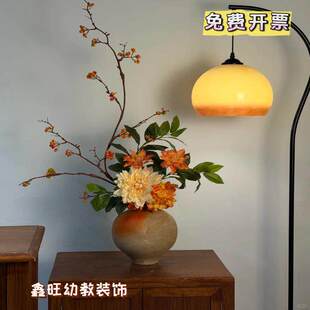 美学复古落地灯氛围感装 饰 陶瓷花瓶摆件禅意宋式 宋氏美学新中式