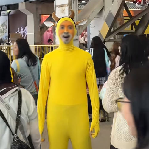 黄色连体衣万圣节cos服装
