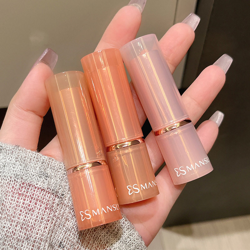 MANSLY粉漾温变口红滋润补水保湿变色不掉色唇膏持妆显色持久礼物