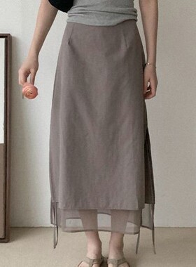 包邮 首尔印象韩代25初夏新款 东大门heylady17589 半身裙