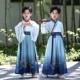汉服男童春秋国学服古风三字经儿童演出服唐装 书生帅气武侠风古装