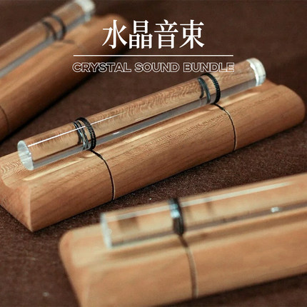 432hz水晶音束瑜伽冥想疗愈单音束减压放松音铃定制音疗唤醒音棒