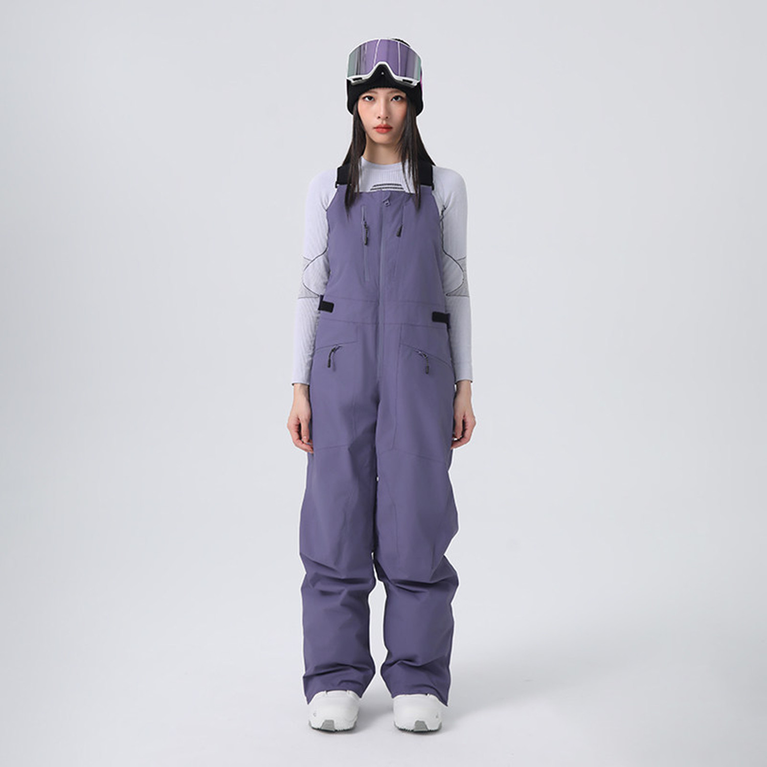 雪怡派滑雪背带裤男女3L防水