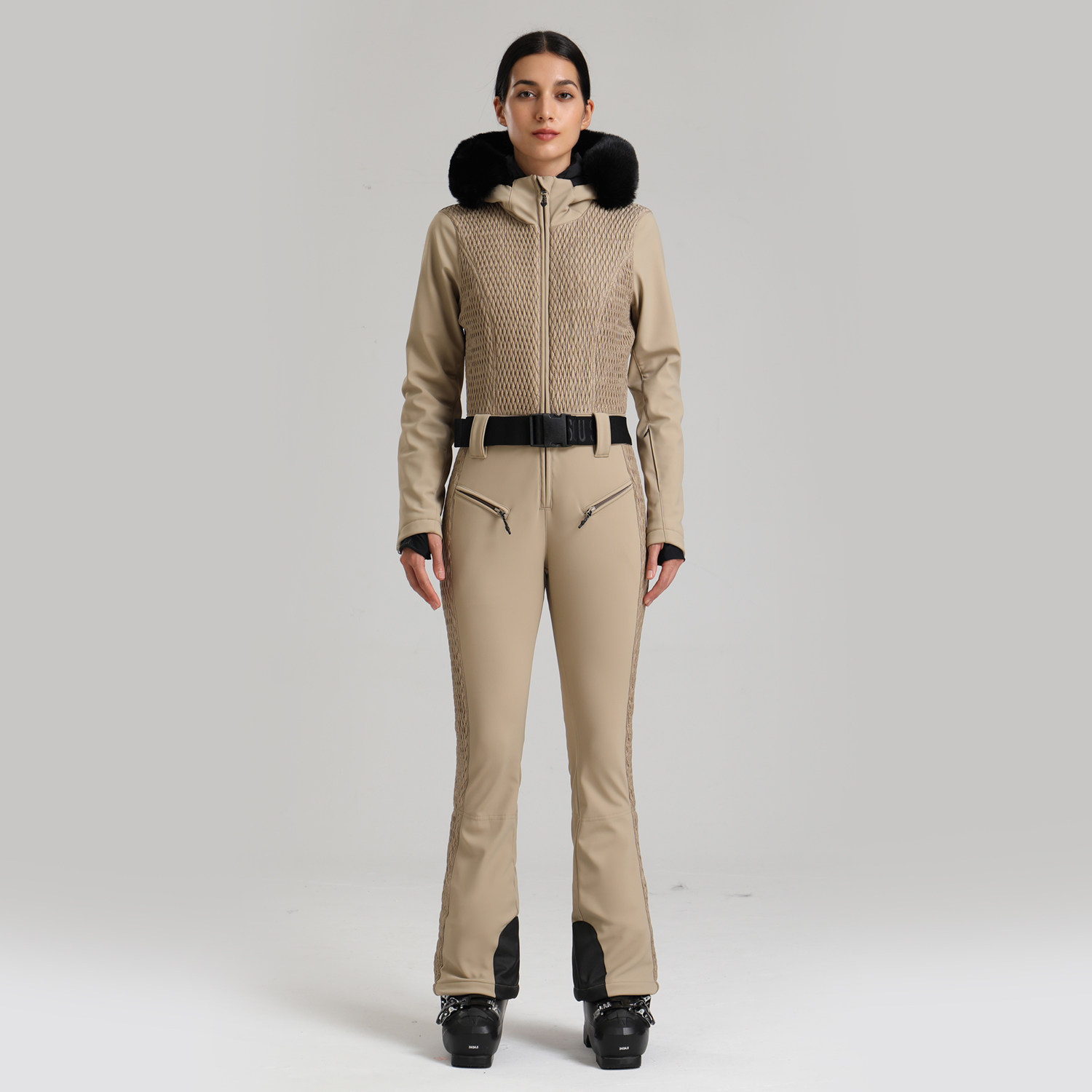GsouSnow滑雪服女套装连体双板
