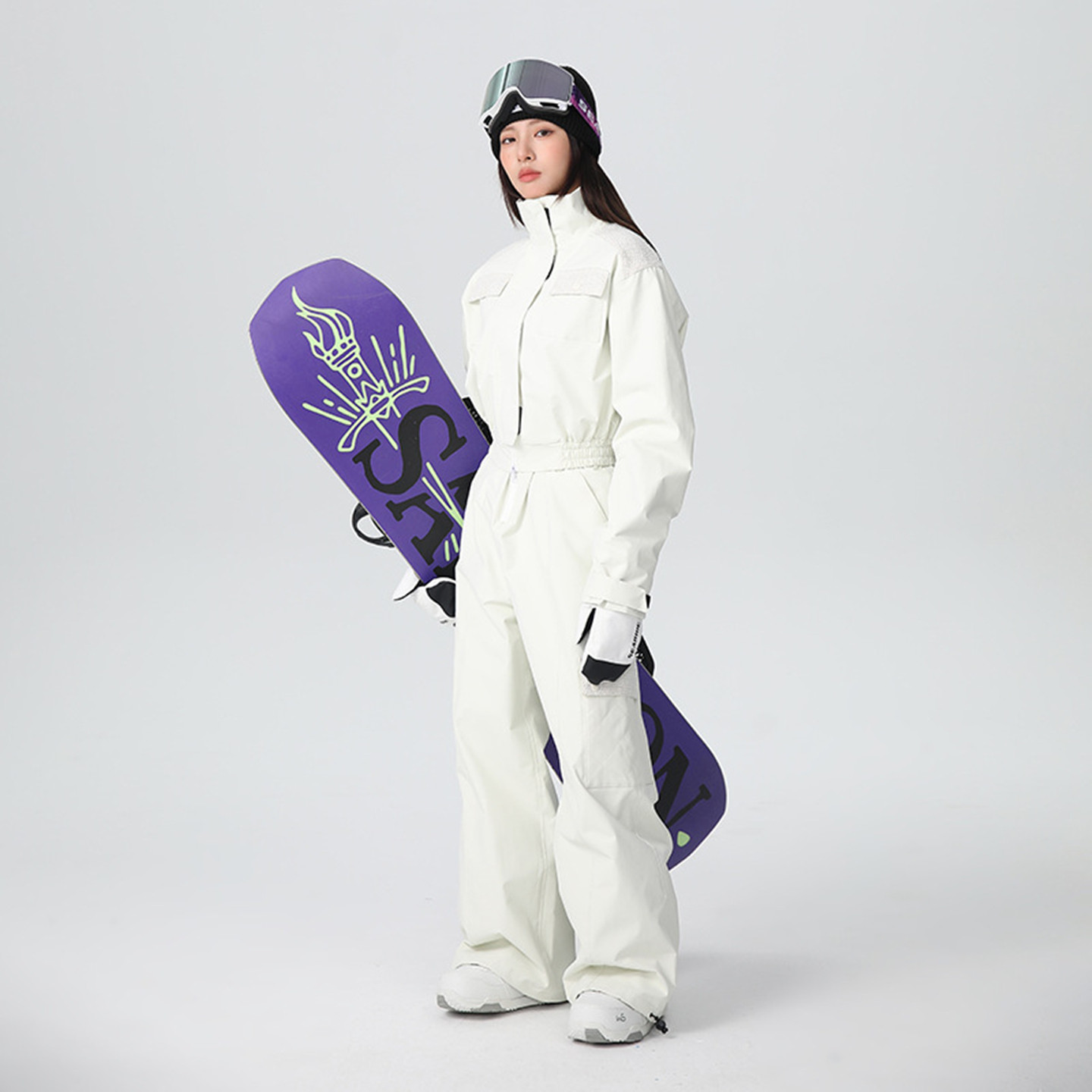 雪怡派潮牌小香风滑雪服女套装