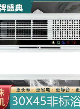 300X450集成吊顶浴霸照明灯浴霸30X45卫生间取暖器浴霸风暖