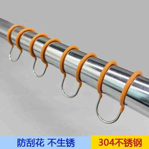 免拆管304不锈钢防风扣室外阳台晾衣架圆管固定扣防风钩易装防滑